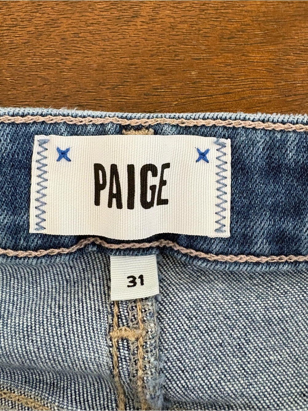 Paige Claudine High Rise Distressed Ankle Flare Raw Hem Jeans Size 31 - Picture 4 of 15